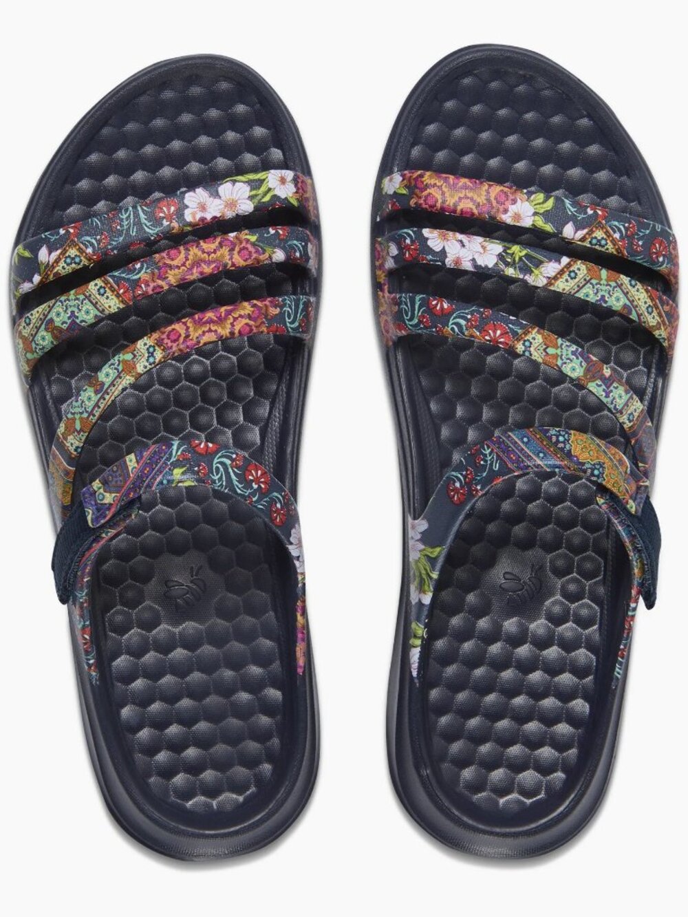 Joybees Women's Lakeshore Sandals in Geometric Mandala Size 10 - P1